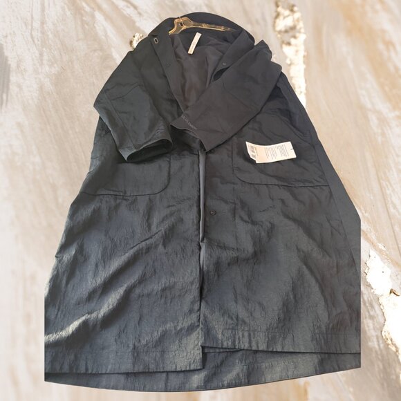 🖤NWT Lululemon Lightweight Collared A-Line Coat - Black Size 6🖤 - Picture 5 of 15